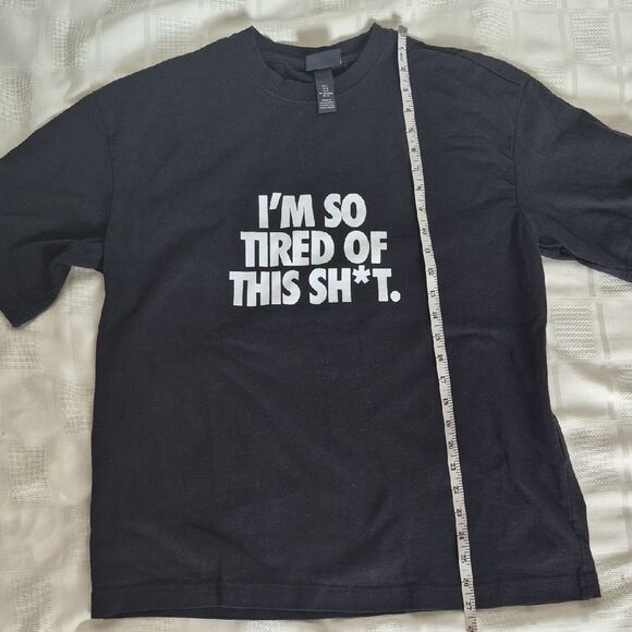 H&M Black Statement Tee - Picture 13 of 16